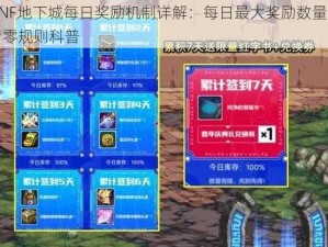 DNF地下城每日奖励机制详解：每日最大奖励数量及清零规则科普